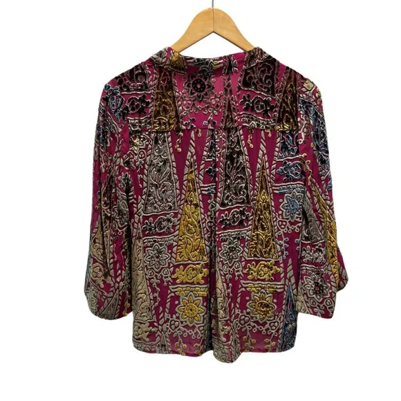 Anthropologie Floreat Japonica Blouse - Picture 5 of 13